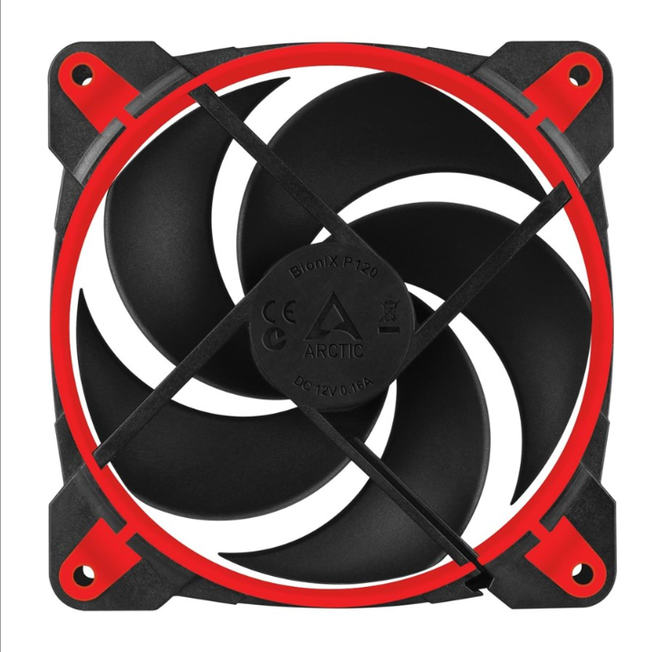 Arctic BioniX P120 - Red - Chassis fan - 120mm - Black - 24 dBA