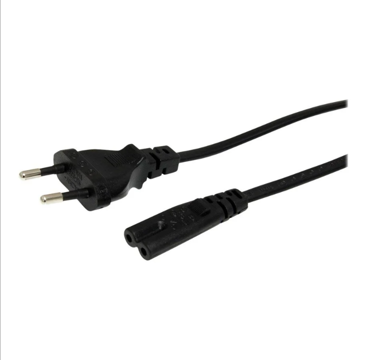 StarTech.com Standard Laptop Power Cord EU to C7 Power Cable Lead - power cable - 1 m