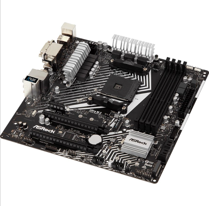 ASRock AB350M Pro4 R2.0 Motherboard - AMD B350 - AMD AM4 socket - DDR4 RAM - Micro-ATX