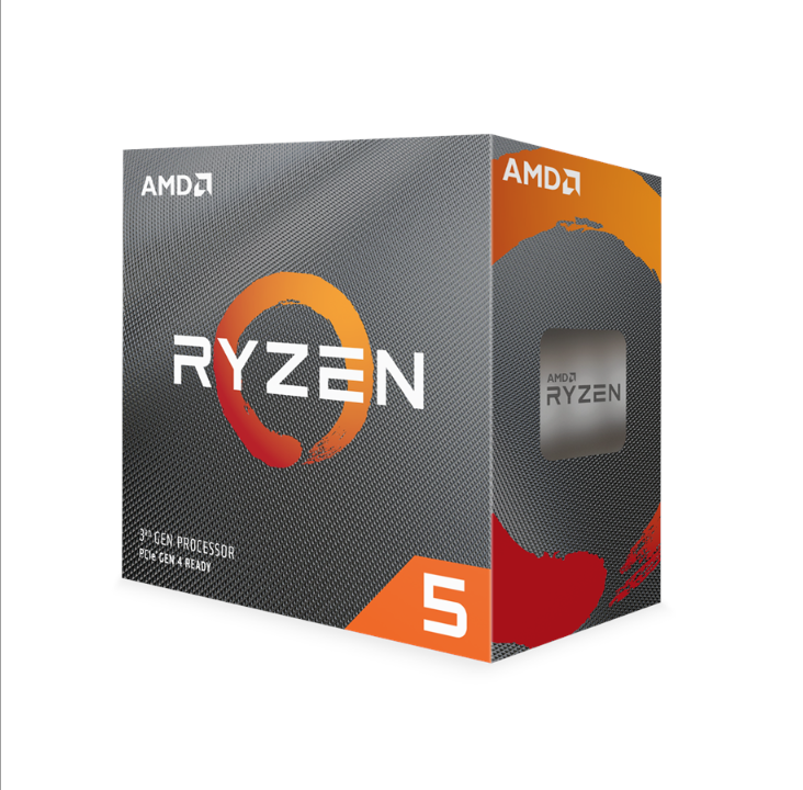 AMD Ryzen 5 3600 Wraith Stealth CPU - 6 核 - 3.6 GHz - AMD AM4 - AMD 盒装（PIB - 带冷却器）