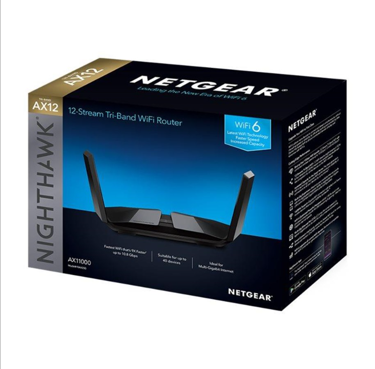 Netgear Nighthawk RAX200 - Wireless router Wi-Fi 6