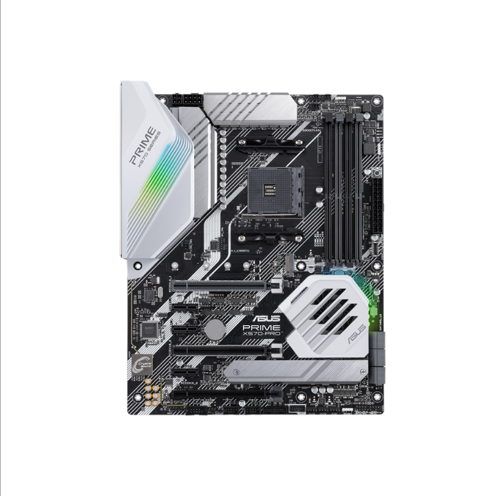 اللوحة الأم ASUS PRIME X570-PRO - AMD X570 - مقبس AMD AM4 - ذاكرة الوصول العشوائي DDR4 - ATX