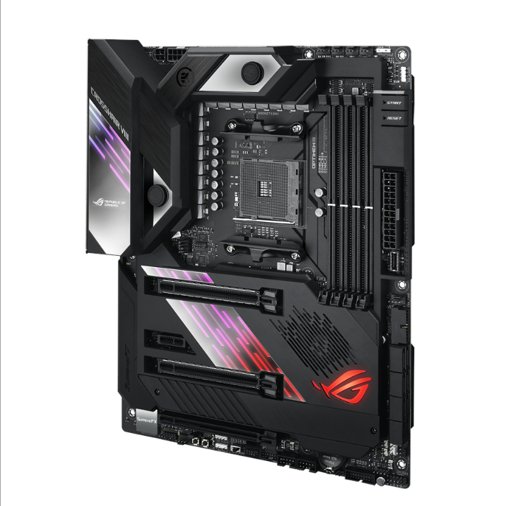 اللوحة الأم ASUS ROG CROSSHAIR VIII FORMULA - AMD X570 - مقبس AMD AM4 - ذاكرة الوصول العشوائي DDR4 - ATX