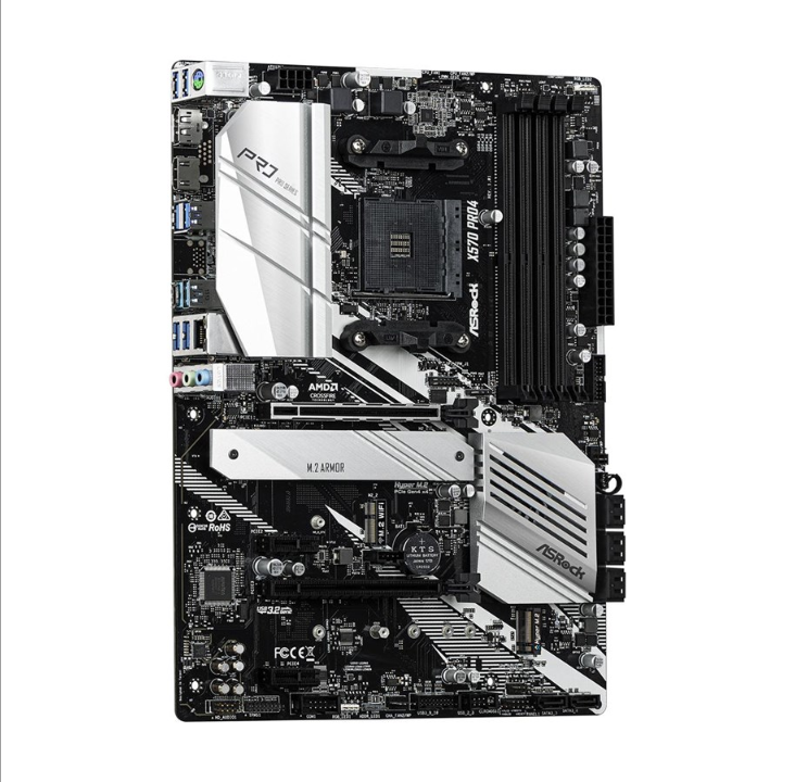 ASRock X570 PRO4 Motherboard - AMD X570 - AMD AM4 socket - DDR4 RAM - ATX