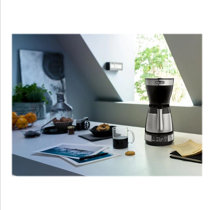 DeLonghi De'Longhi ICM16731 - coffee maker - silver/black