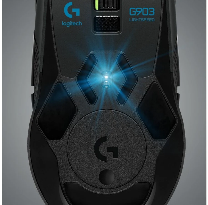 Logitech G903 LIGHTSPEED HERO Wireless - Gaming mouse - Optic - 11 buttons - Black with RGB light