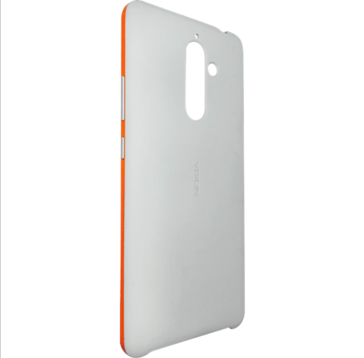 Nokia 7 Plus Soft - Touch Case - Lightgrey/Copper