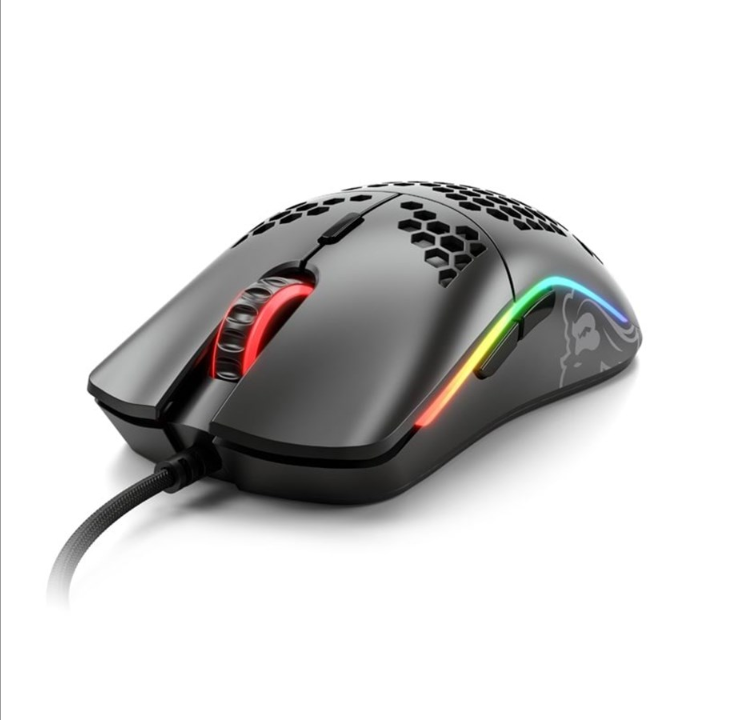 Glorious Model O- (Small) - Matte Black - Gaming mouse - Optic - 6 buttons - Black with RGB light