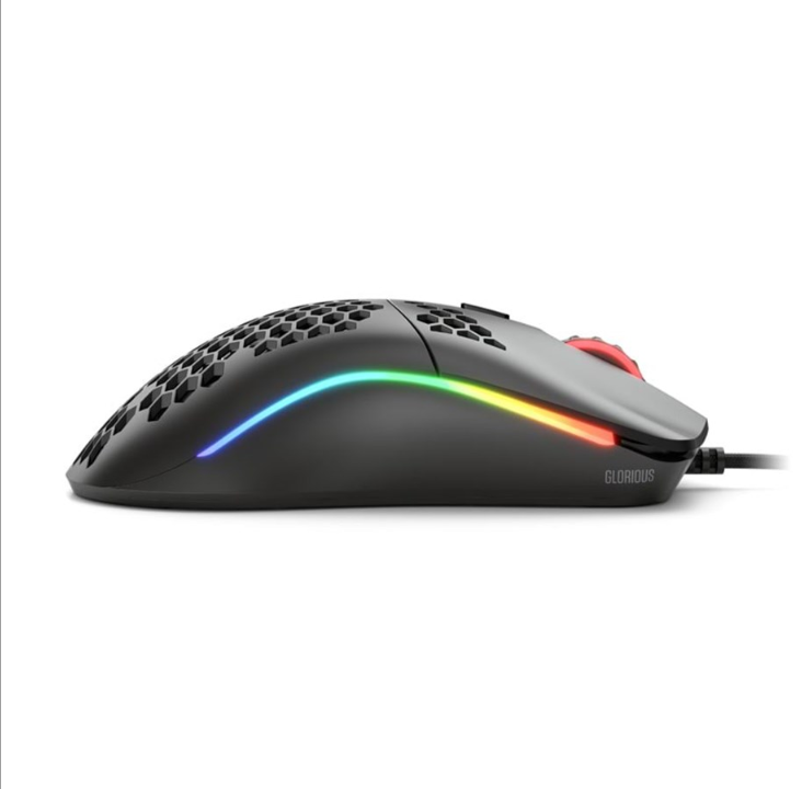 Glorious Model O- (Small) - Matte Black - Gaming mouse - Optic - 6 buttons - Black with RGB light