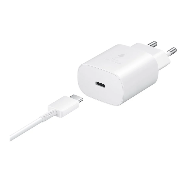 Samsung 25W USB-C Power Adapter (Incl. cable) - White