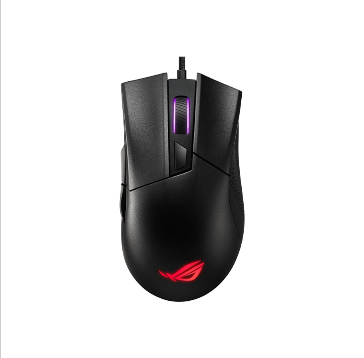 ASUS ROG Gladius II Core - Gaming mouse - Optic - 6 buttons - Black