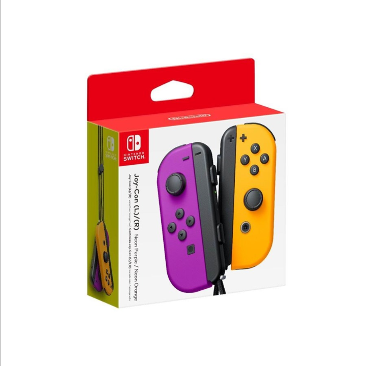 Nintendo Joy-Con (Pair) Neon Purple/ Neon Orange - Gamepad - Nintendo Switch