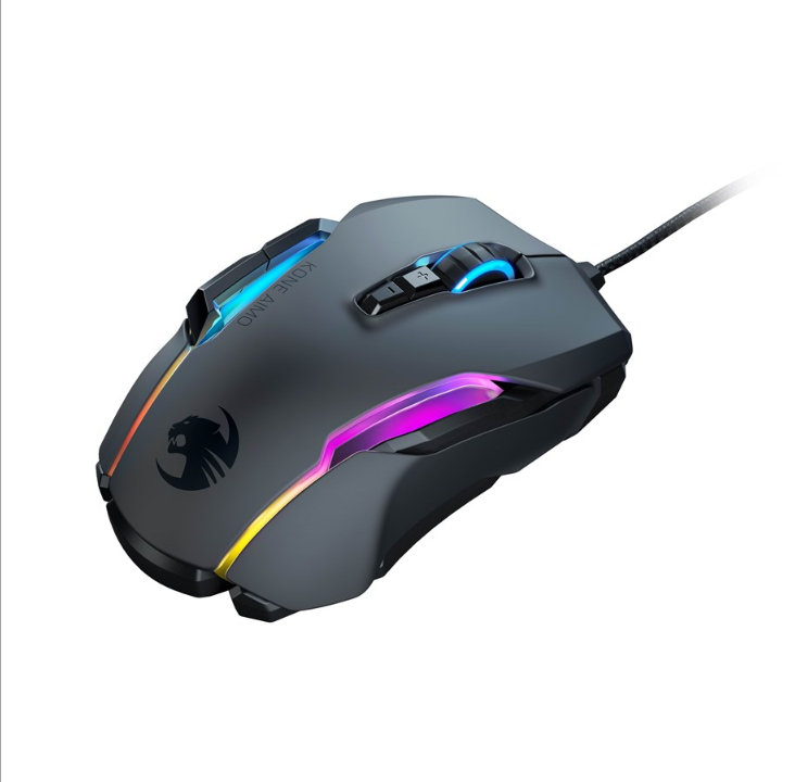 ROCCAT Kone AIMO Remastered - ماوس - بصري - أسود