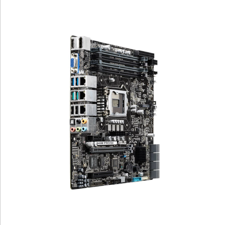 اللوحة الأم ASUS WS C246M PRO/SE - Intel C246 - مقبس Intel LGA1151 - ذاكرة الوصول العشوائي DDR4 - Micro-ATX