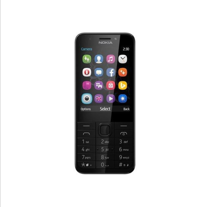 هاتف Nokia 230 - فضي داكن (الاتحاد الأوروبي)