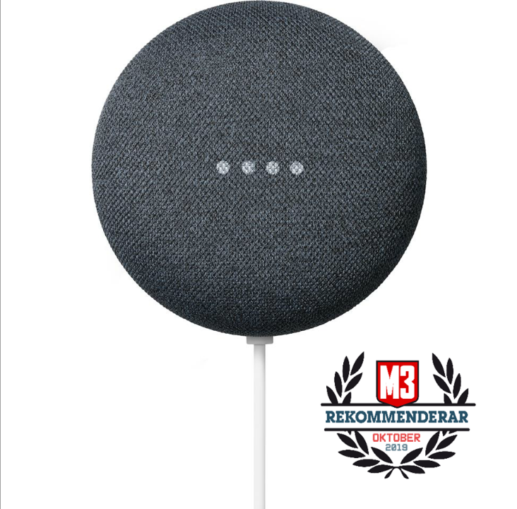 Google Nest Mini - Charcoal (Nerdic)