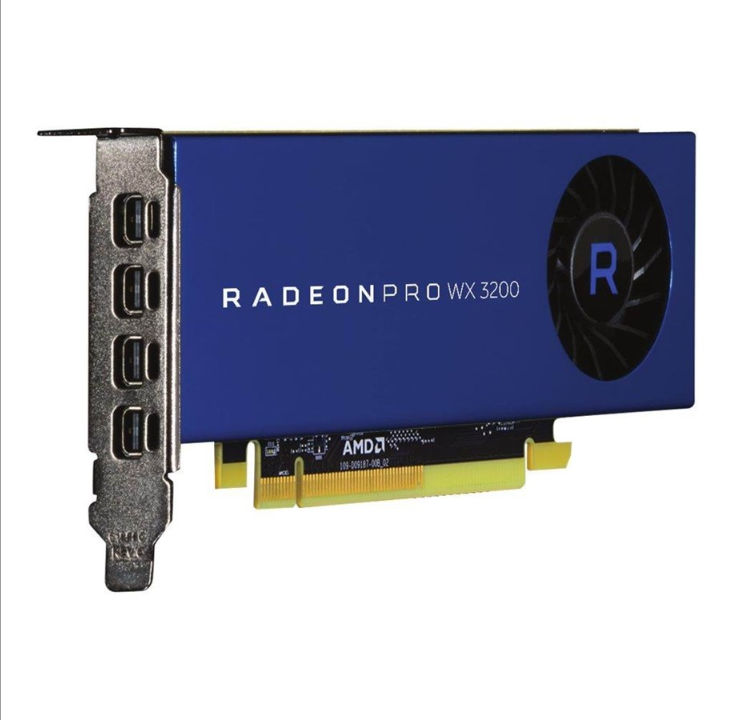 AMD Radeon Pro WX 3200 - 4GB GDDR5 RAM - Graphics card