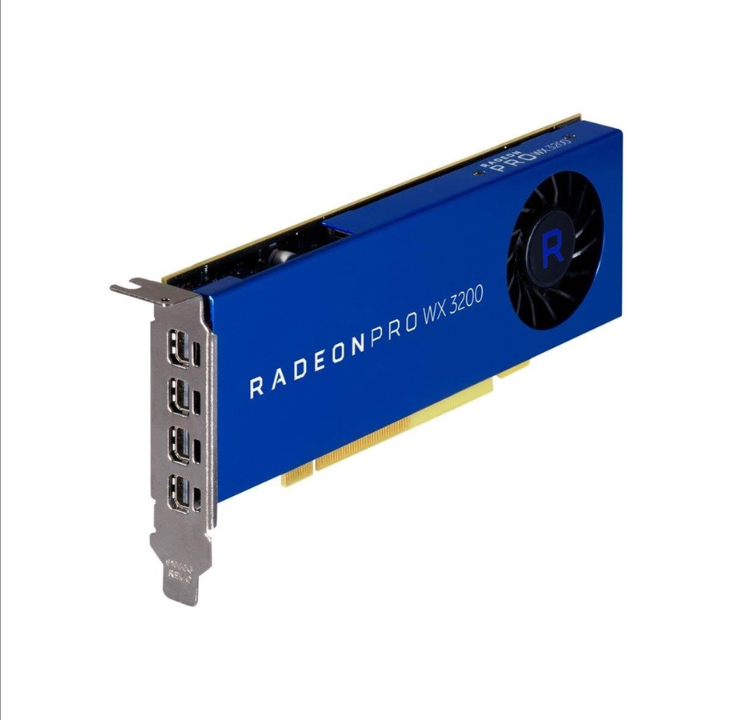 AMD Radeon Pro WX 3200 - 4GB GDDR5 RAM - Graphics card