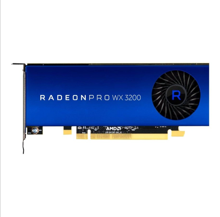 AMD Radeon Pro WX 3200 - 4GB GDDR5 RAM - Graphics card