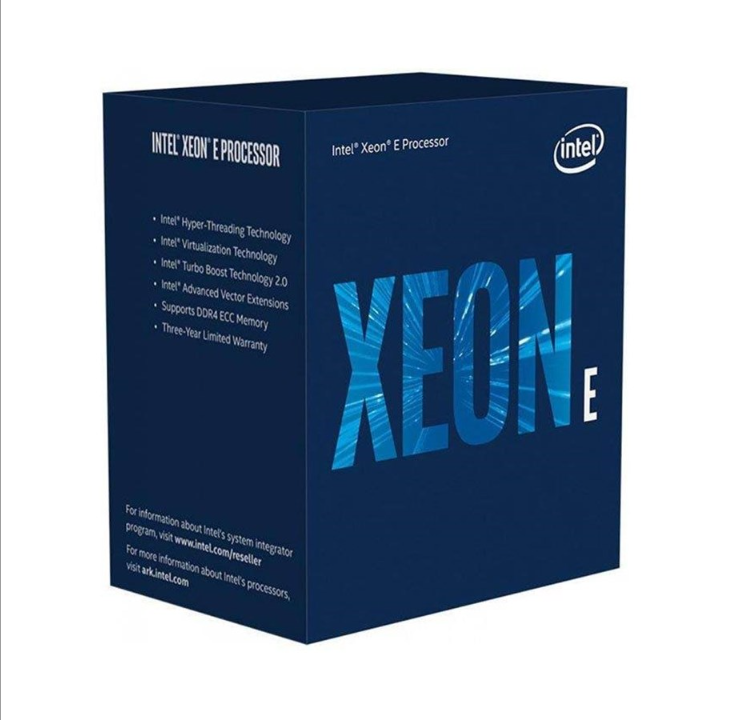 Intel Xeon E-2234 / 3.6 GHz processor CPU - 4 cores - 3.6 GHz - Intel LGA1151 - Intel Boxed (with cooler)