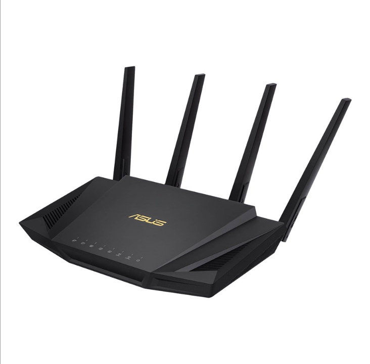 ASUS RT-AX58U AX3000 Dual Band WiFi 6 (802.11ax) Router supporting MU-MIMO and OFDMA - Wireless router Wi-Fi 6