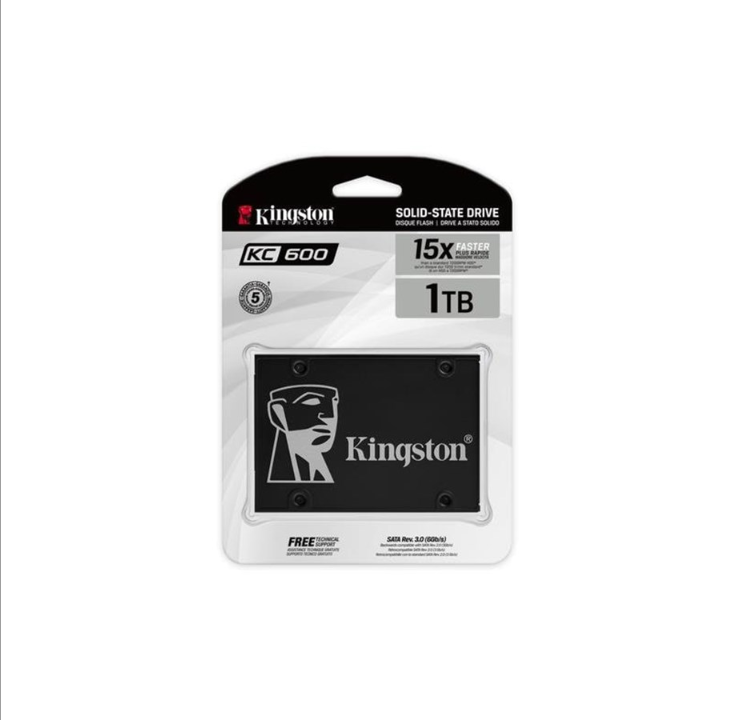 Kingston SSDNow KC600 SSD - 1TB - 2.5" - SATA-600