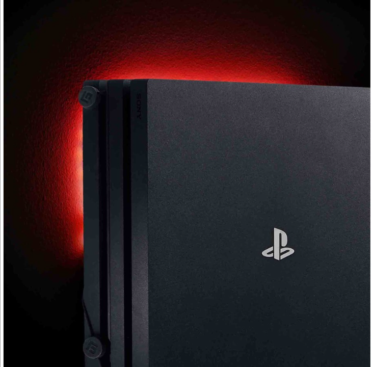 带 USB 的浮动手柄 Led 线灯 - 红色 - 游戏机配件 - Sony PlayStation 4