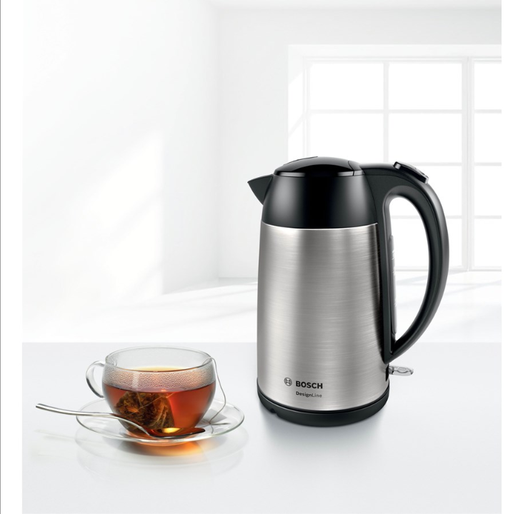 Bosch Kettle TWK3P420 - Black/brushed steel - 2400 W