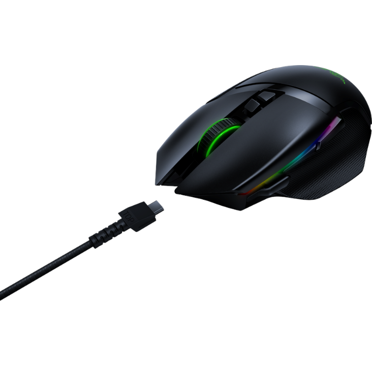 Razer Basilisk Ultimate - Gaming mouse - Optic - 11 buttons - Black with RGB light