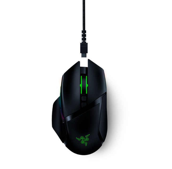 Razer Basilisk Ultimate - Gaming mouse - Optic - 11 buttons - Black with RGB light