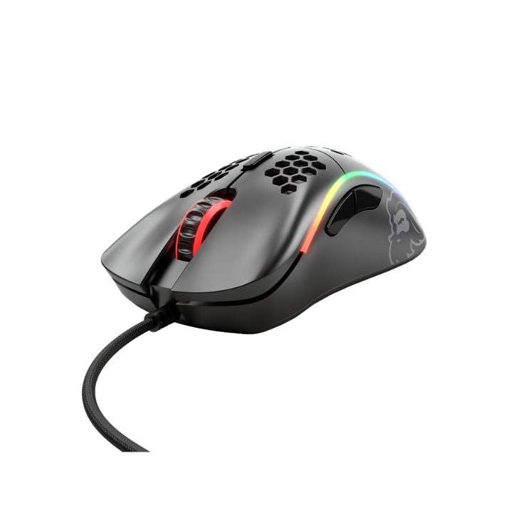 Glorious Model D - Matte Black - Gaming mouse - Optic - 6 buttons - Black with RGB light