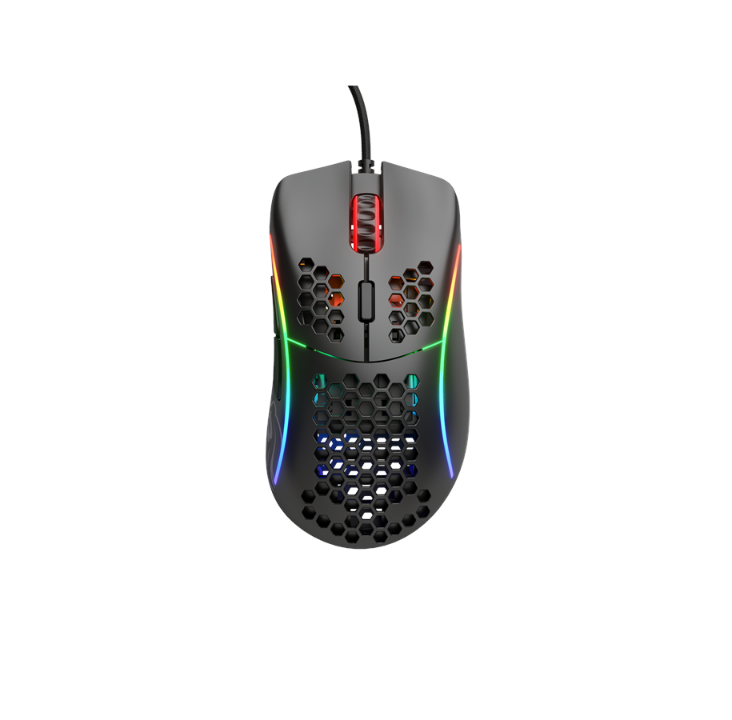 Glorious Model D - Matte Black - Gaming mouse - Optic - 6 buttons - Black with RGB light