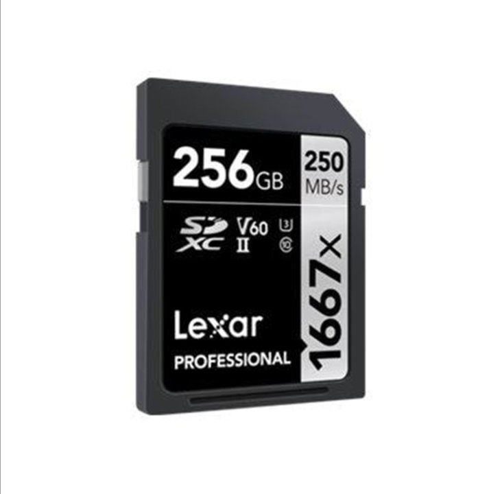 Lexar PRO 1667X SDXC UHS-II U3 (V60) R250/W90 256G