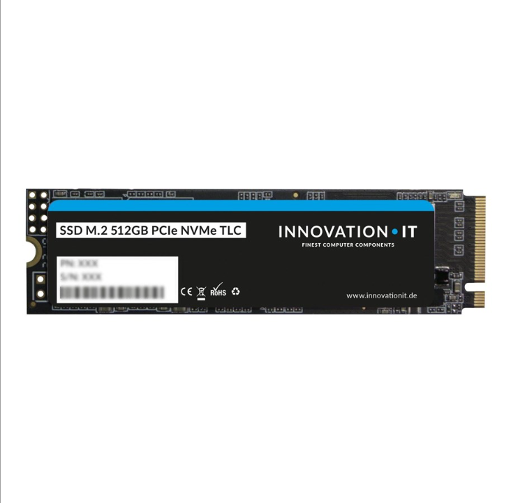 Innovation IT SSD M.2 512GB InnovationIT Black NVMe PCIe للبيع بالتجزئة