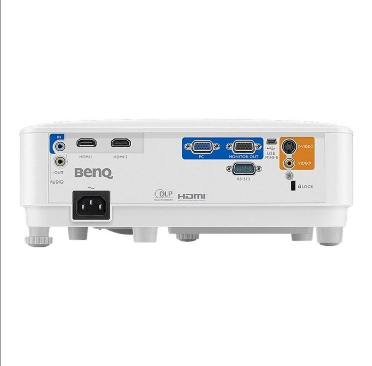 BenQ Projector MW550 - DLP projector - portable - 3D - 1280 x 800 - 3600 ANSI lumens