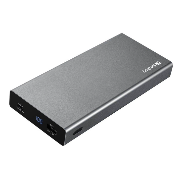 Sandberg Powerbank USB-C PD 100W 20000 power supply - 80 Plus