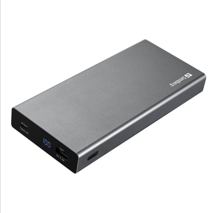 Sandberg Powerbank USB-C PD 100W 20000 电源 - 80 Plus