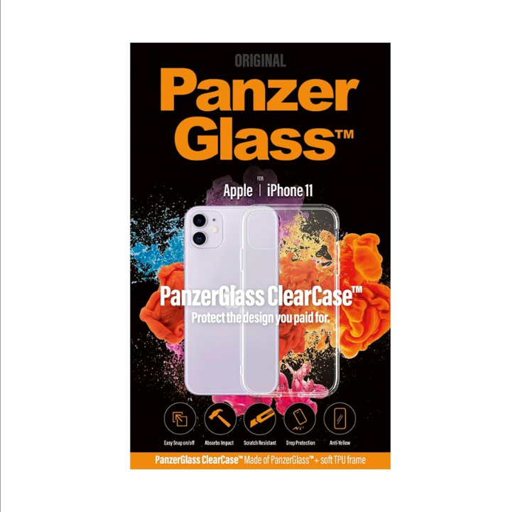 PanzerGlass Apple iPhone 11 - ClearCase - Transparent