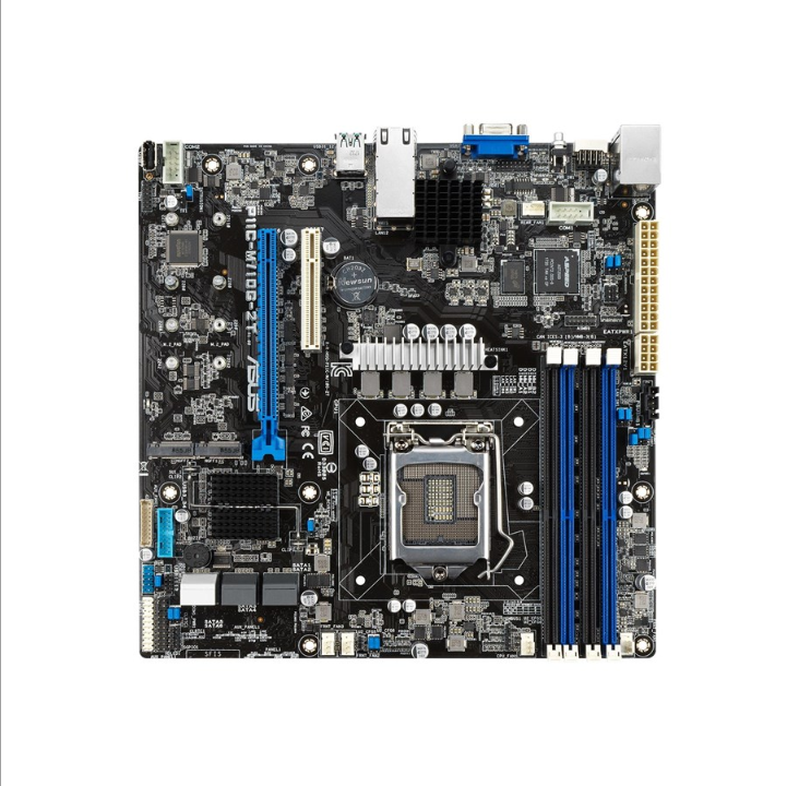 ASUS P11C-M/10G-2T Motherboard - Intel C242 - Intel LGA1151 socket - DDR4 RAM - Micro-ATX