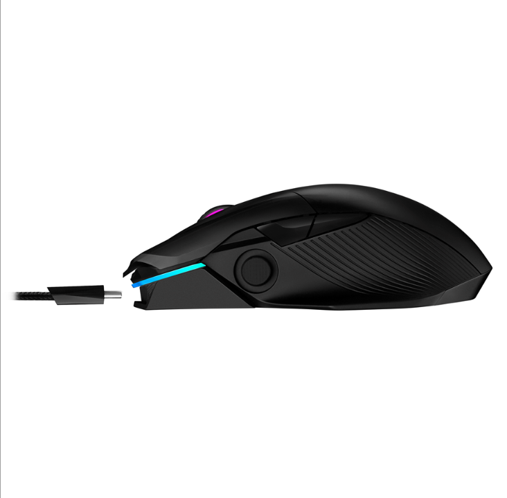 ASUS ROG CHAKRAM - Gaming mouse - Optic - 6 buttons - Black with RGB light