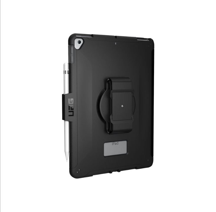 UAG Apple iPad 10.2 英寸（2019 年）坚固保护壳带 Scout 手带 - 黑色