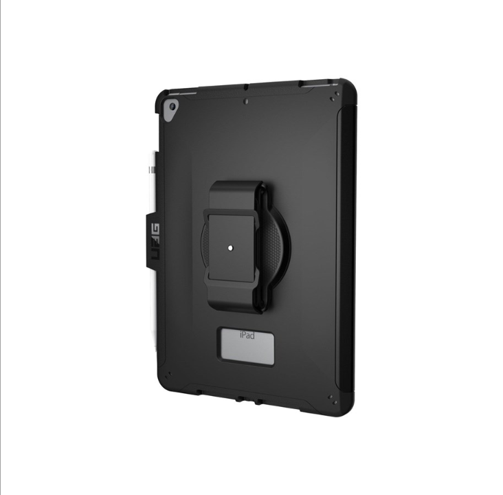 UAG Apple iPad 10.2 英寸（2019 年）坚固保护壳带 Scout 手带 - 黑色