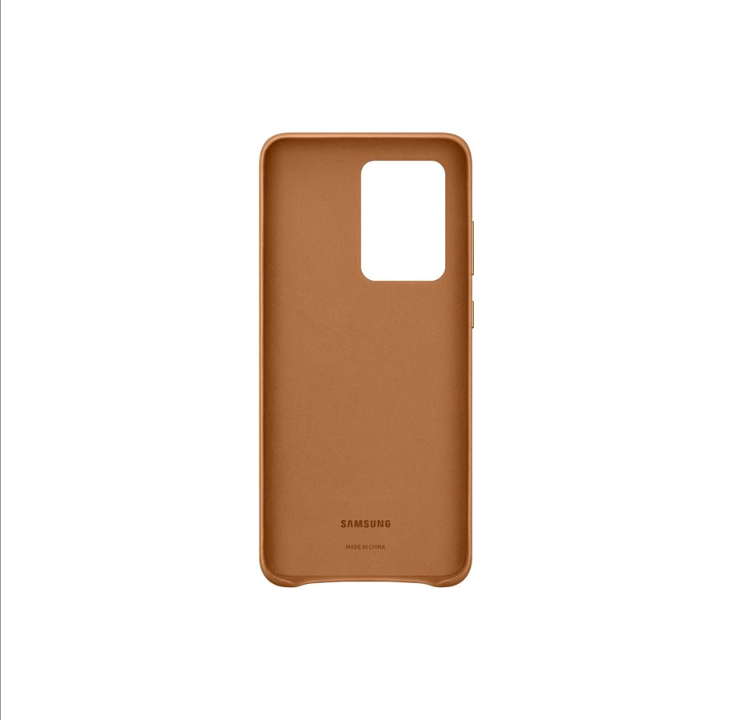 Samsung Galaxy S20 Ultra - Leather Cover - Brown