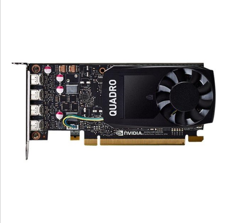 PNY Quadro P1000 - 4GB GDDR5 RAM - Graphics card