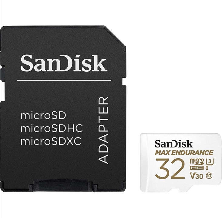 SanDisk MAX Endurance microSD/SD - 100MB/s - 32GB