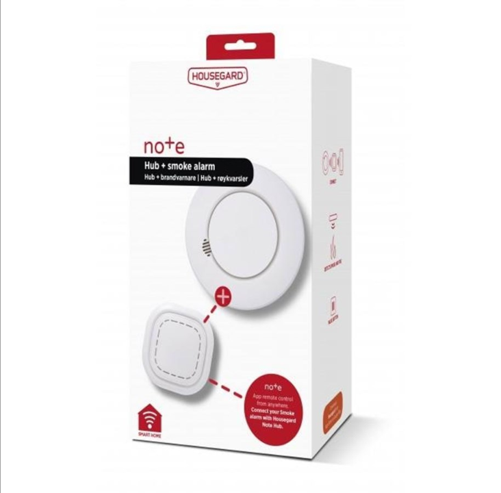 Housegard Note Start Kit Hub + Smoke Alarm