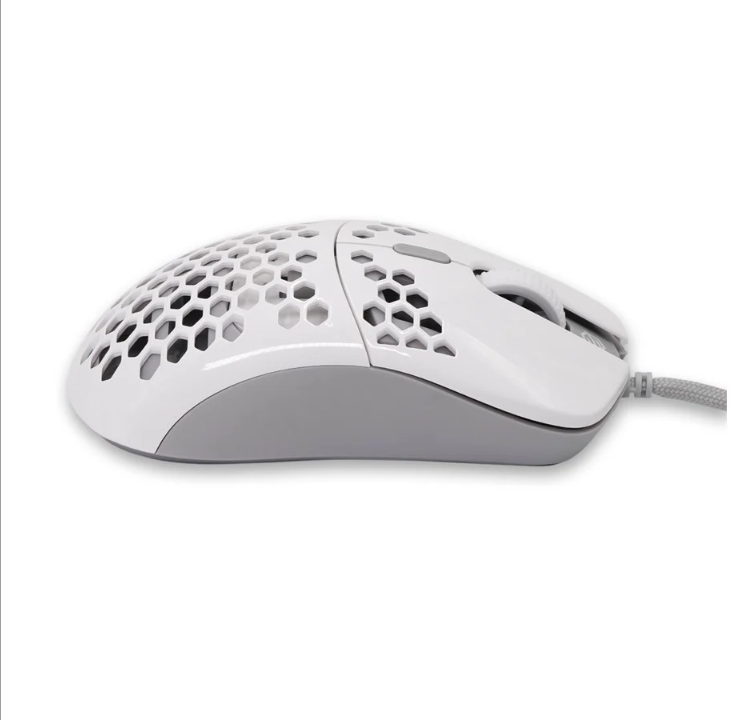 G-Wolves Hati Gaming Mouse - White Glossy - Gaming mouse - Optic - 6 buttons - White