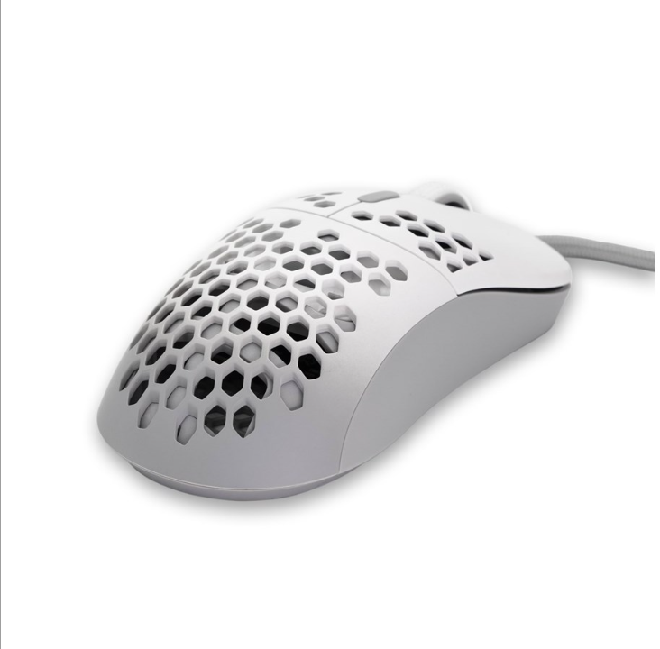 G-Wolves Hati Gaming Mouse - White/Grey Matte - Gaming mouse - Optic - 6 buttons - White