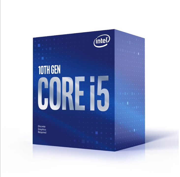 Intel Core i5-10400F Comet Lake CPU - 6 cores - 2.9 GHz - Intel LGA1200 - Intel Boxed (with cooler)