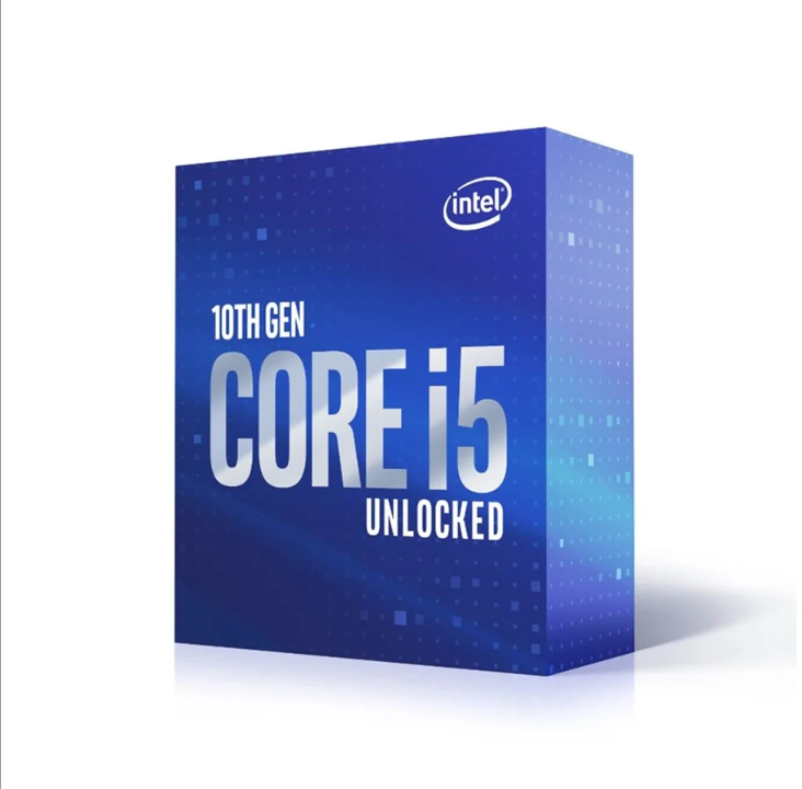 Intel Core i5-10600K Comet Lake CPU - 6 核 - 4.1 GHz - Intel LGA1200 - Intel 盒装（不带冷却器）